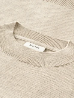 Løstsiddende crew neck i merinould til kvinder