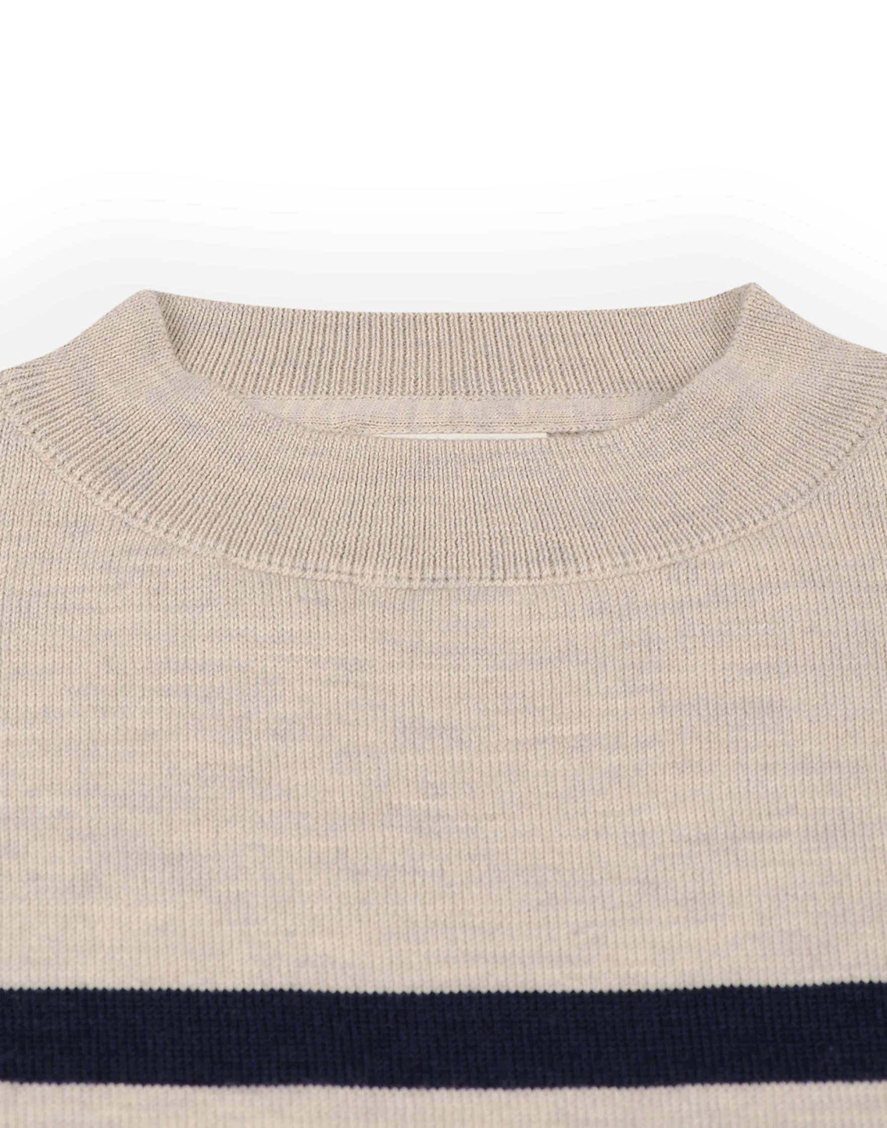 Løstsiddende crew neck i merinould til kvinder