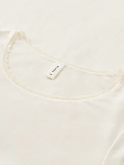 Merinould/silke T-shirt til kvinder