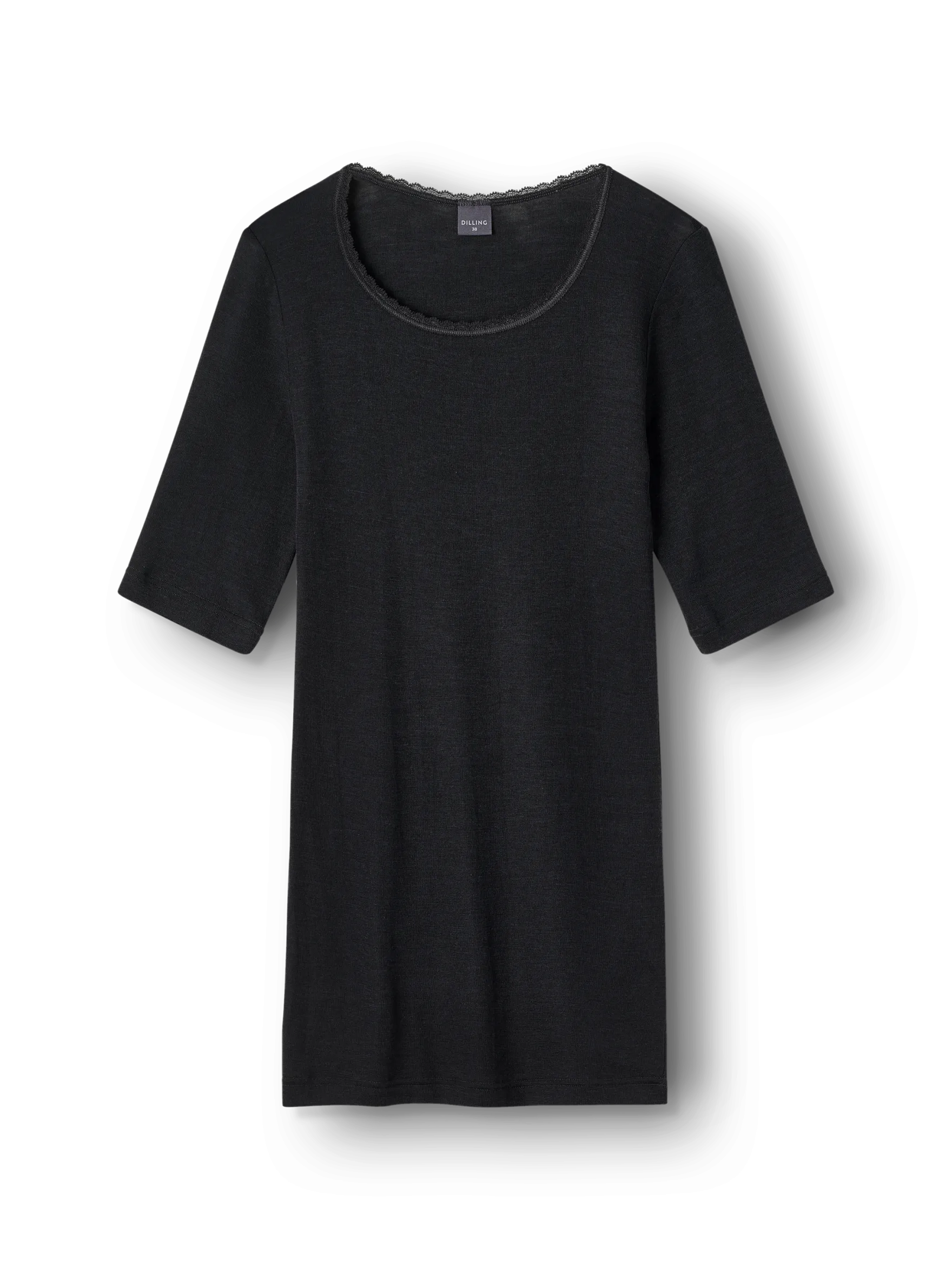 Merinould/silke T-shirt til kvinder