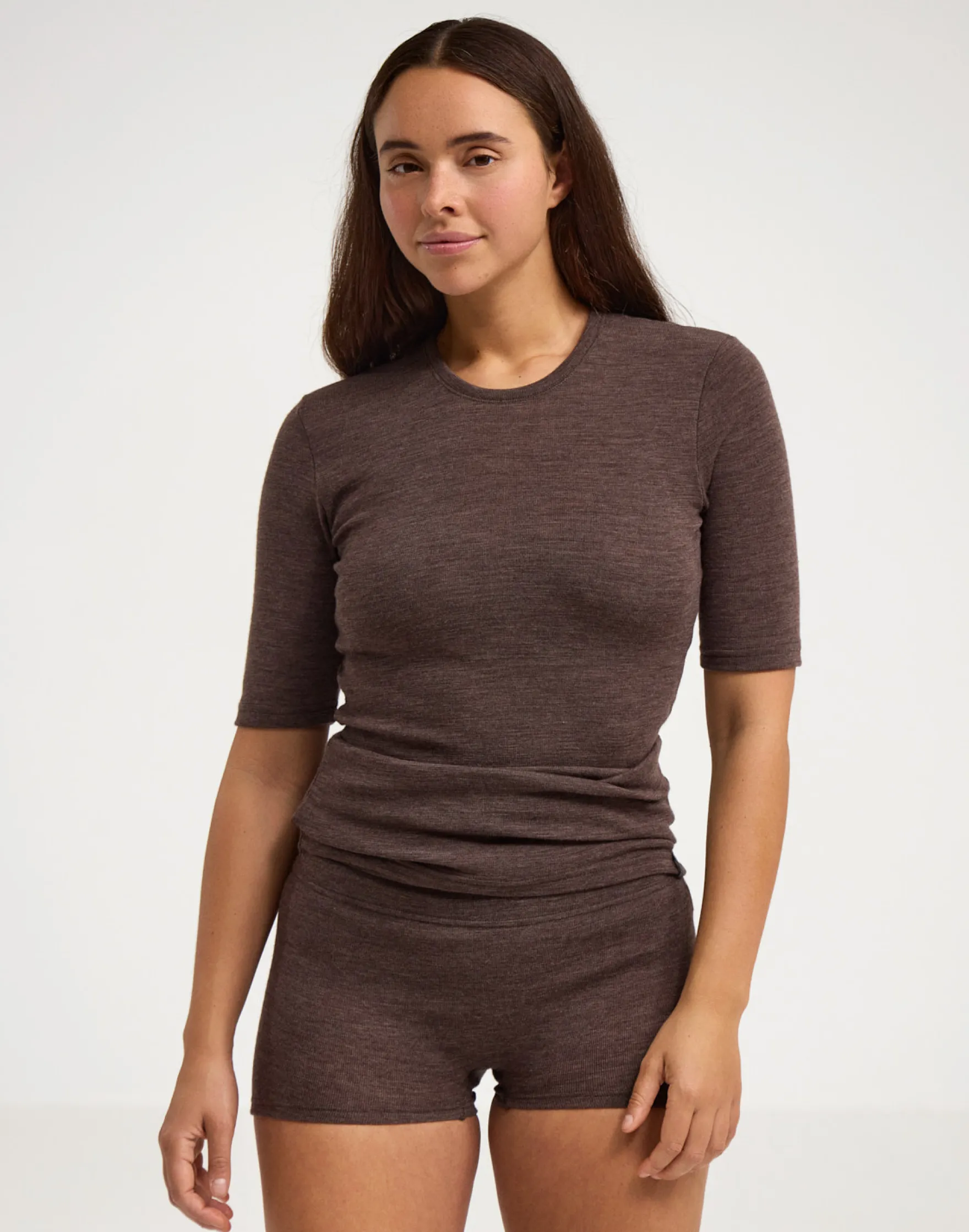 Minishorts i merinould til kvinder