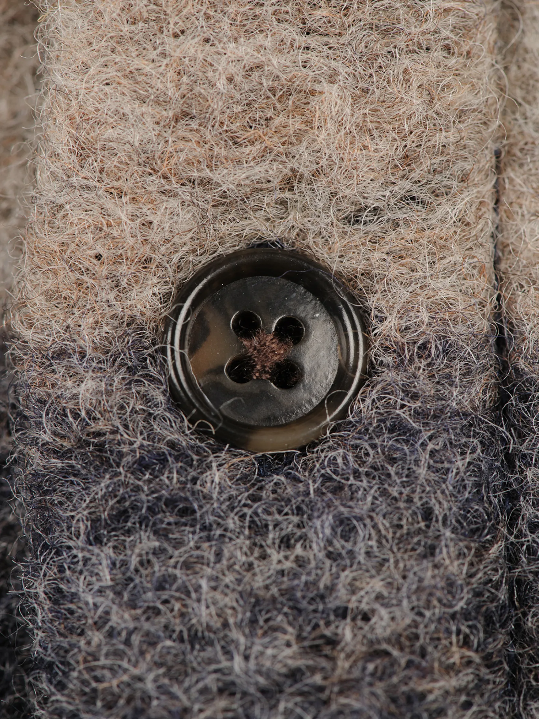 Overshirt i uld/bomuld til børn