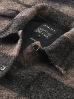Overshirt i uld/bomuld til kvinder