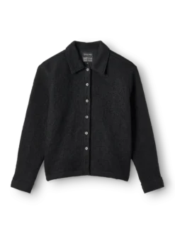 Overshirt i uld/bomuld til kvinder