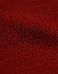 Plus size bluse med høj hals i merinould til kvinder