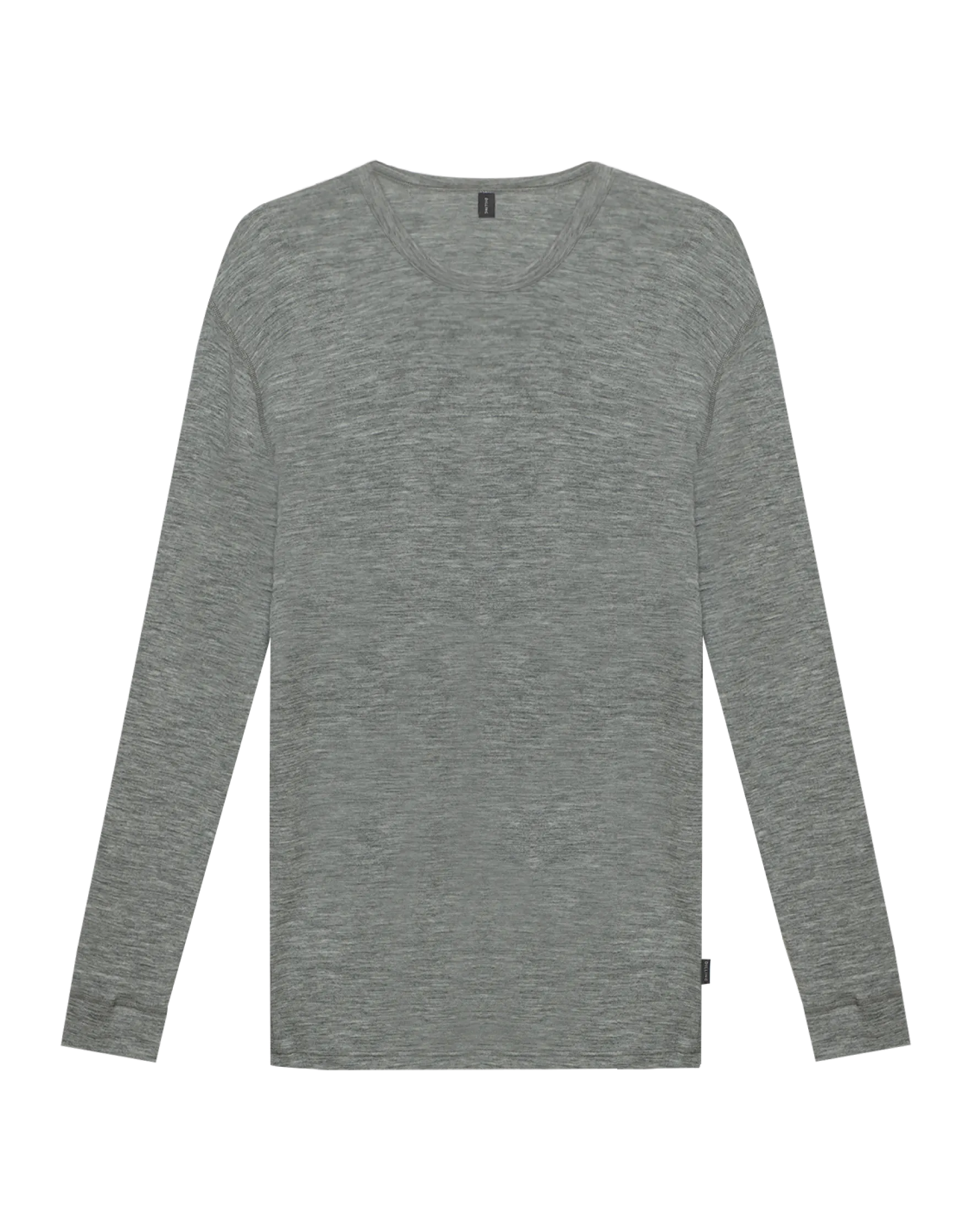 Plus size merinouldbluse med med lange ærmer til mænd