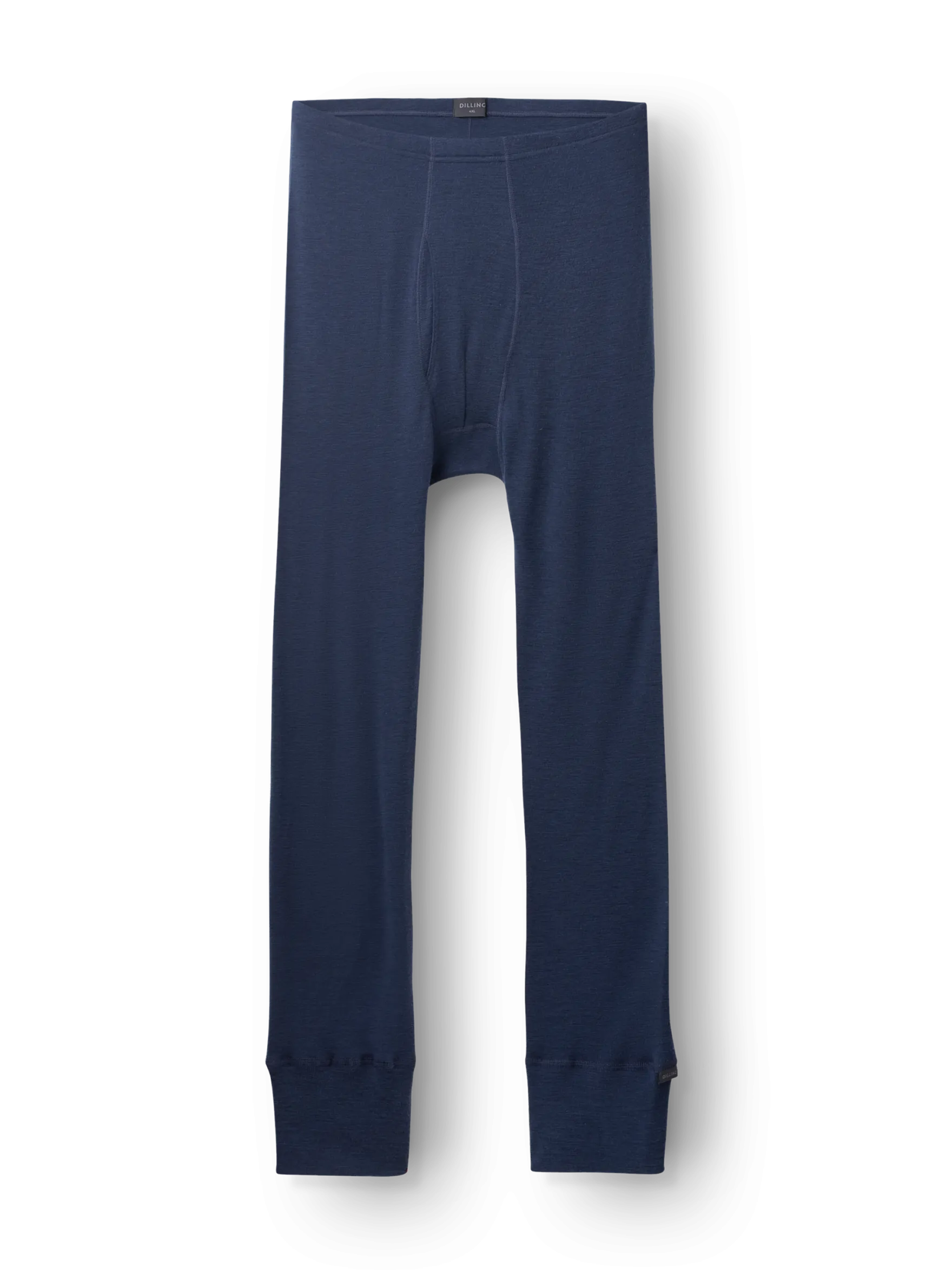 Plus size merinouldleggings med gylp til mænd