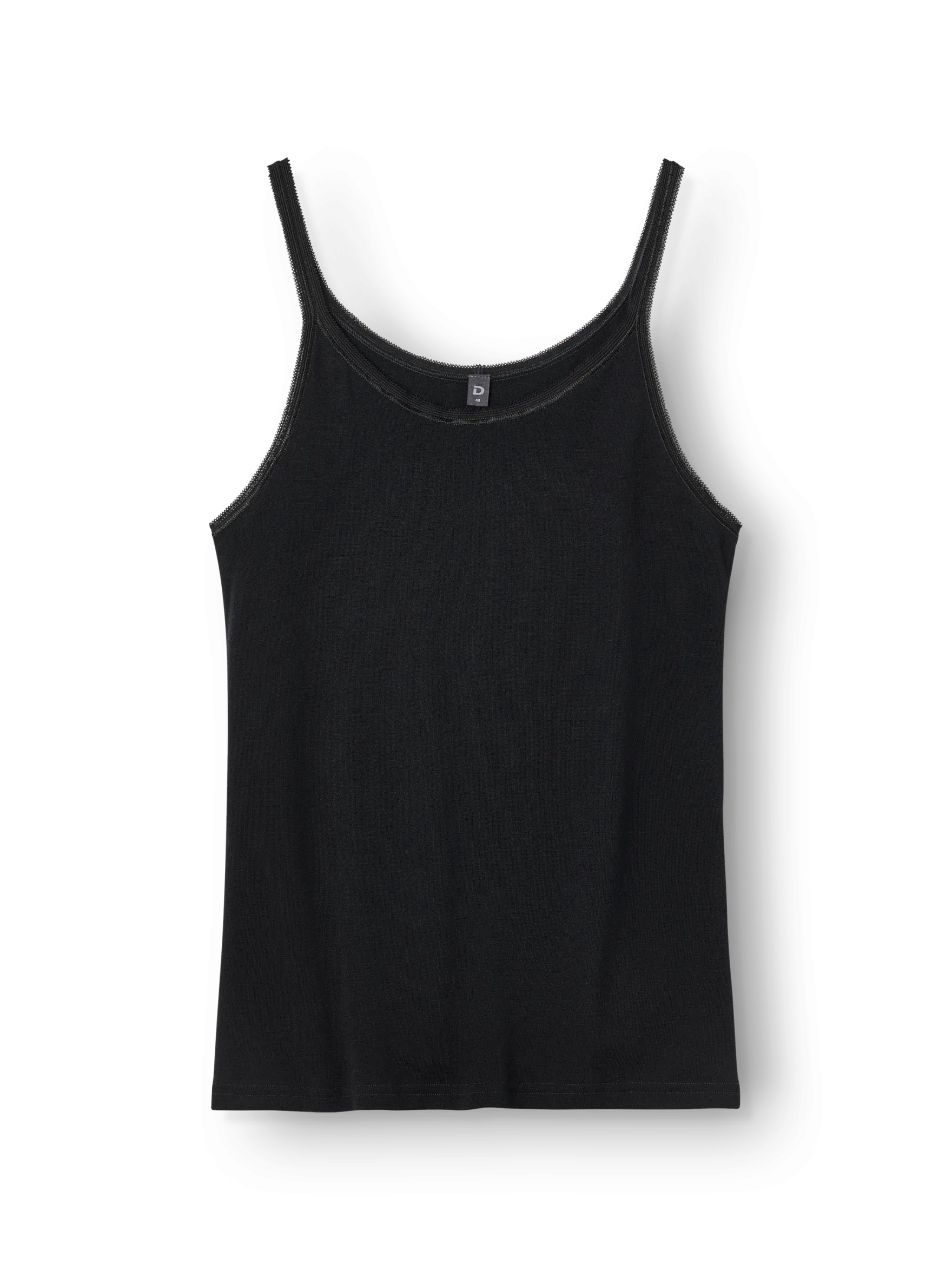 Plus size stroptop i merinould til kvinder