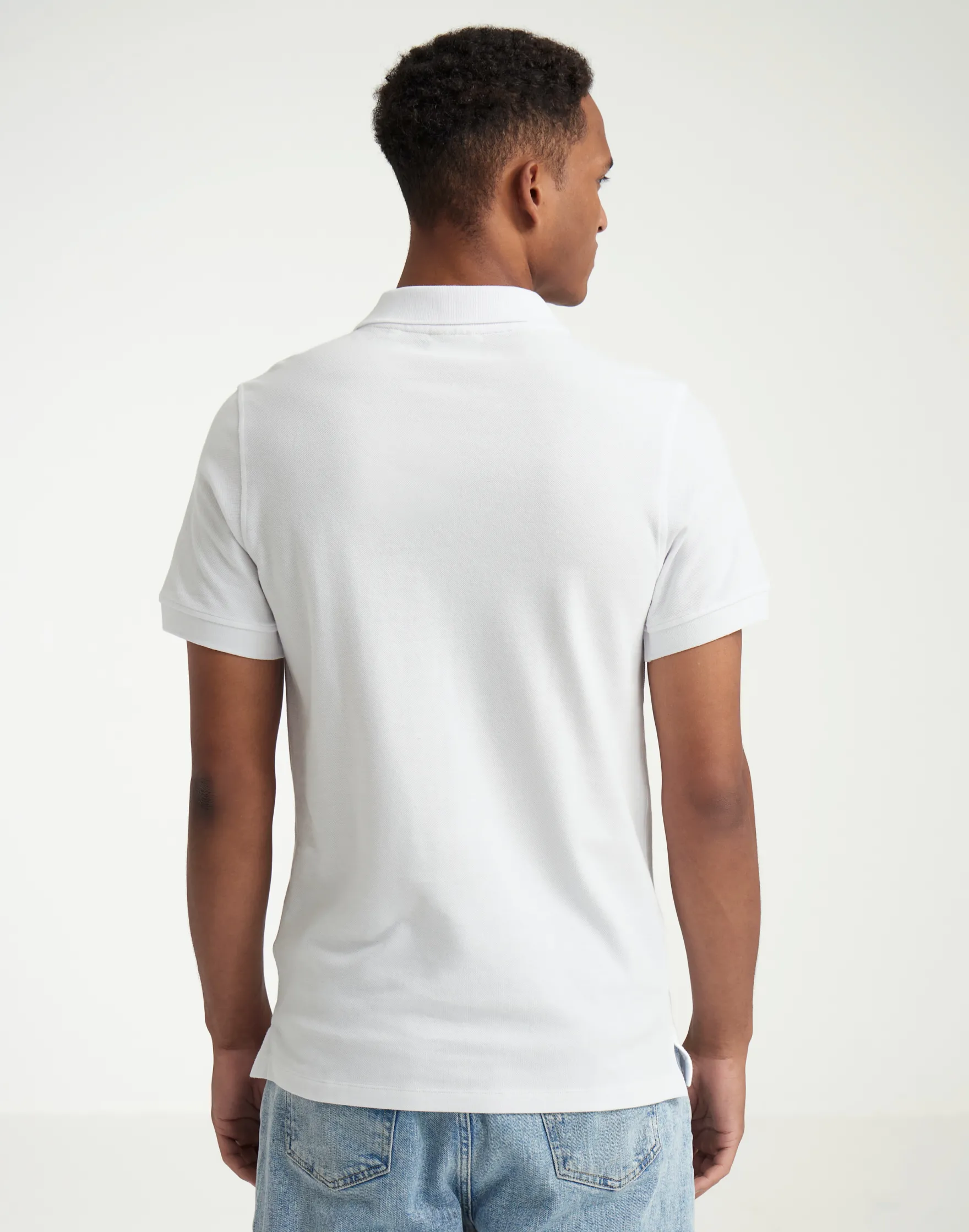 Polo-T-shirt i bomuld til mænd