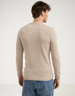 Sweater i bomuldsstrik til mænd