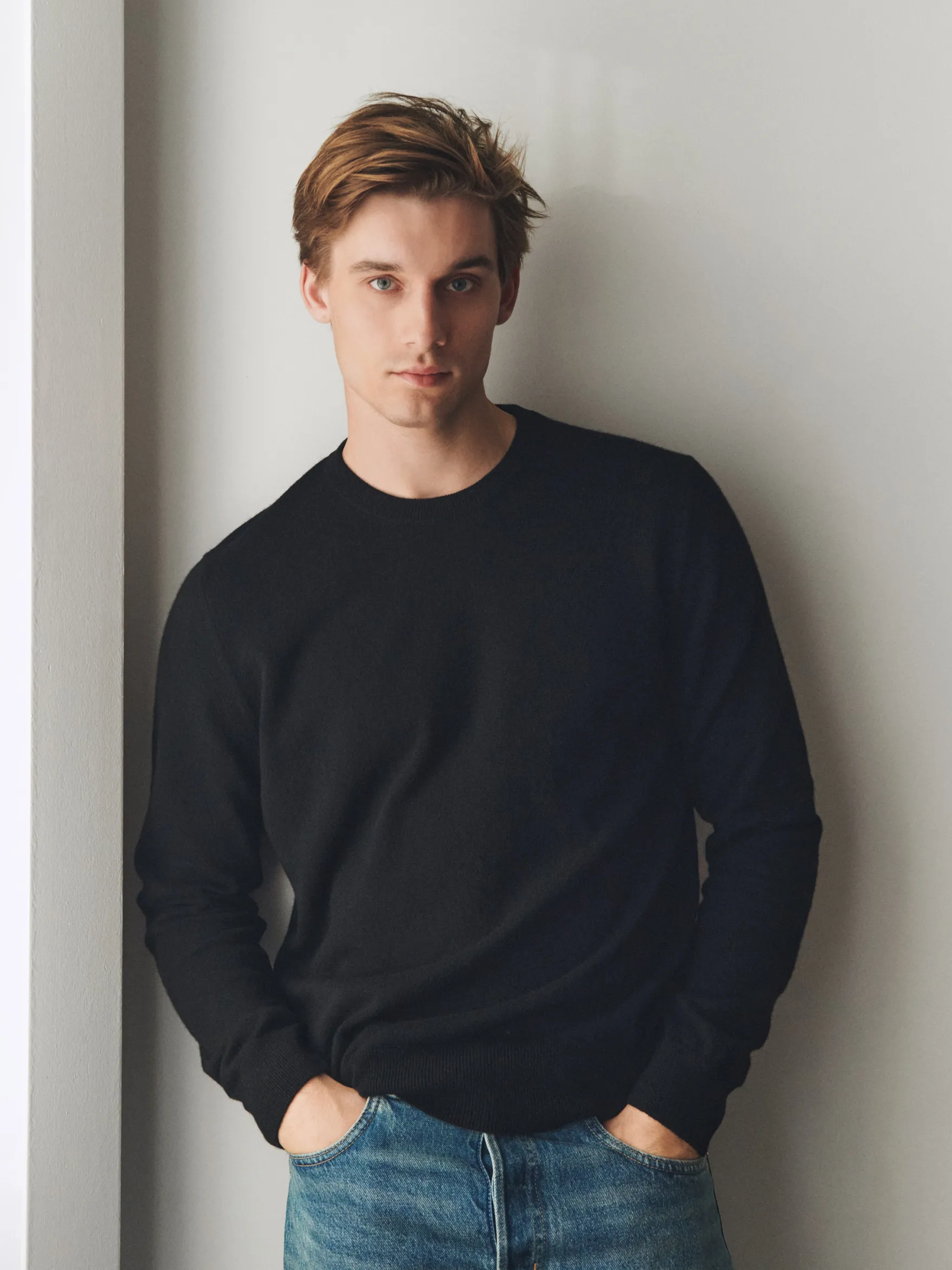 Sweater i kashmir til mænd