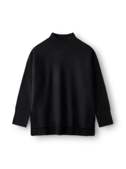 Sweater med højhals i merinould til kvinder