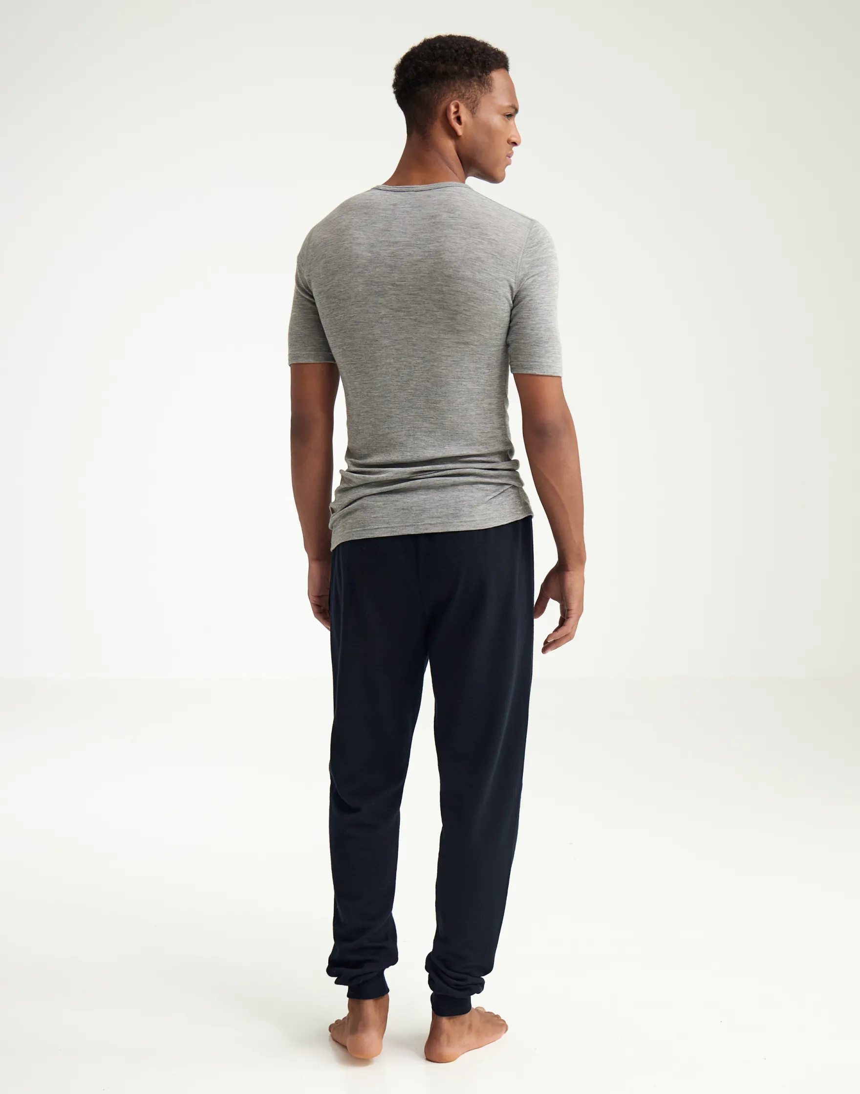 Sweatpants i merinould til mænd