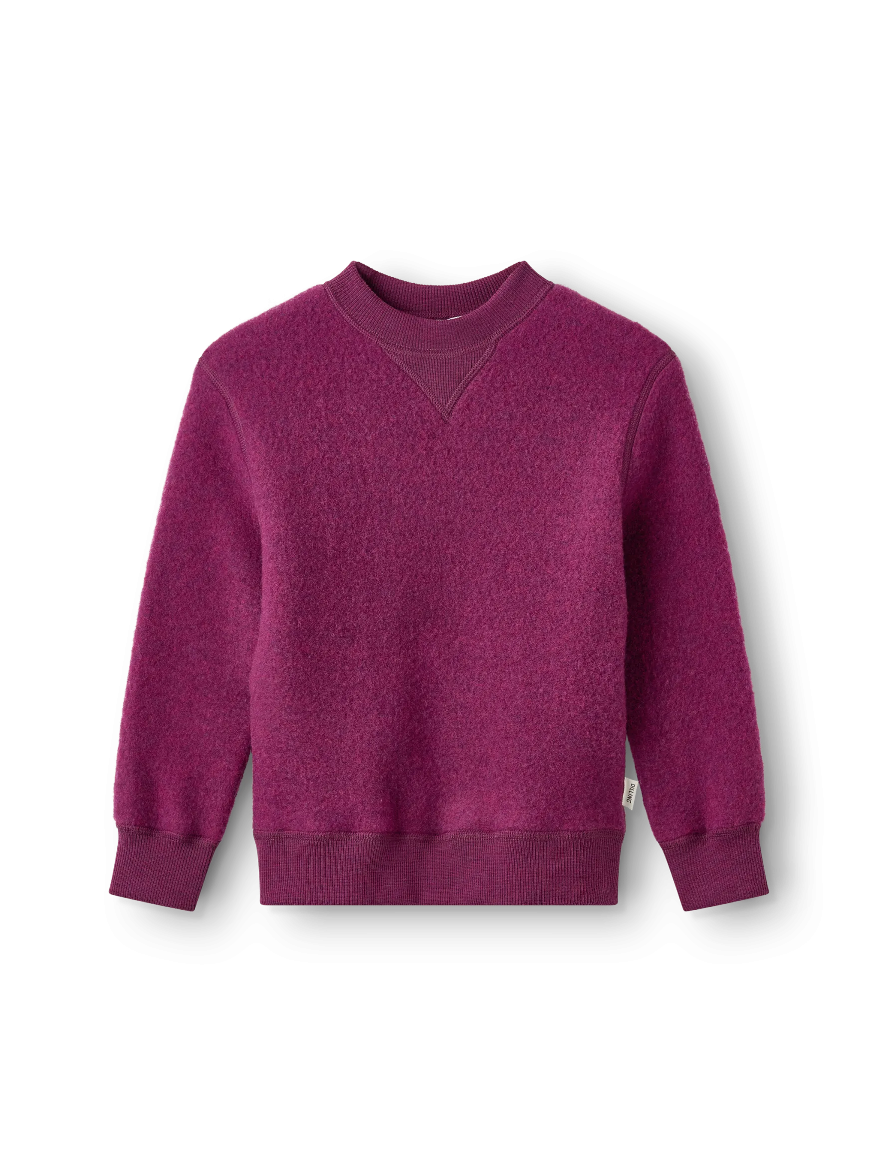 Sweatshirt i merinouldfleece til børn