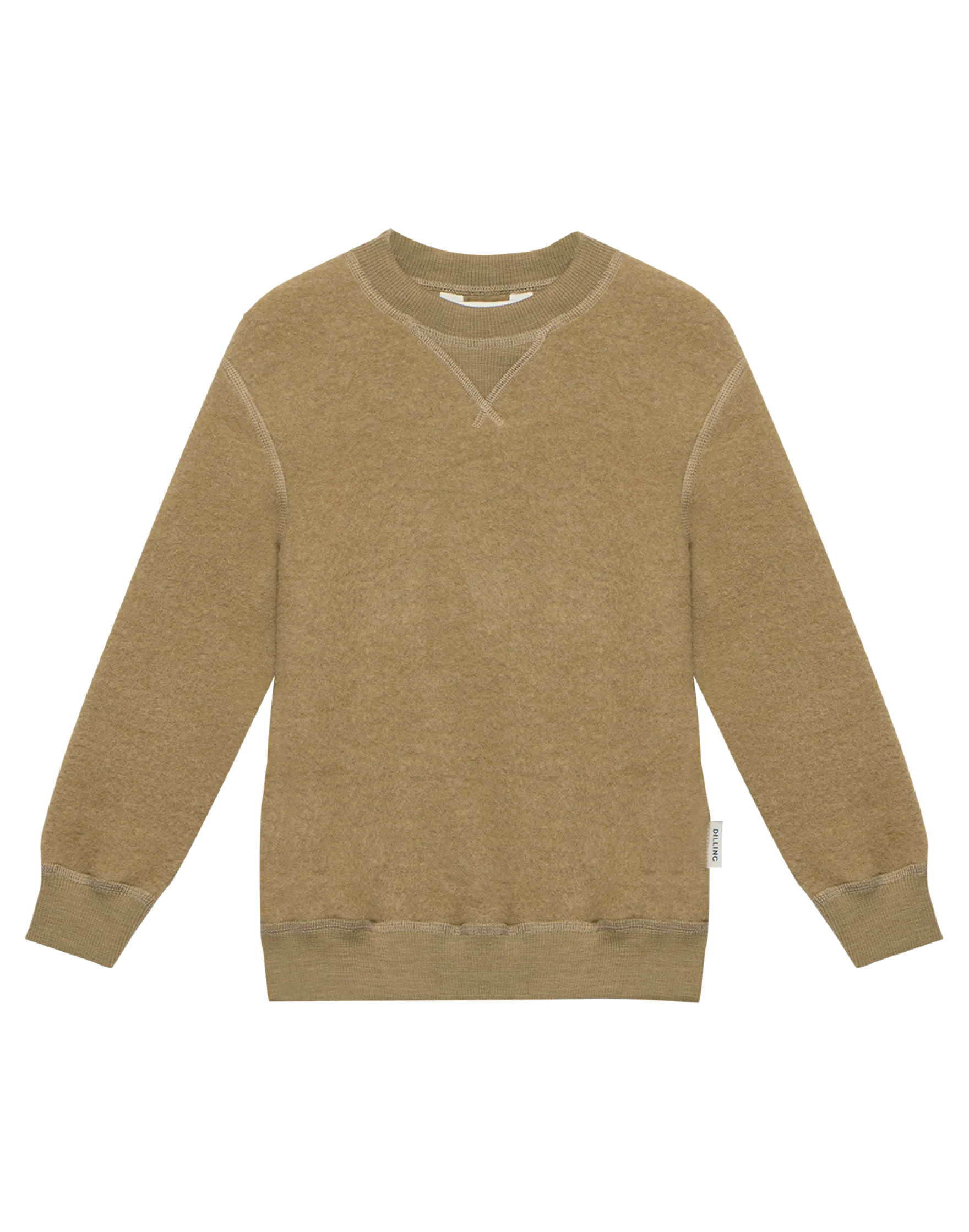 Sweatshirt i merinouldfleece til børn