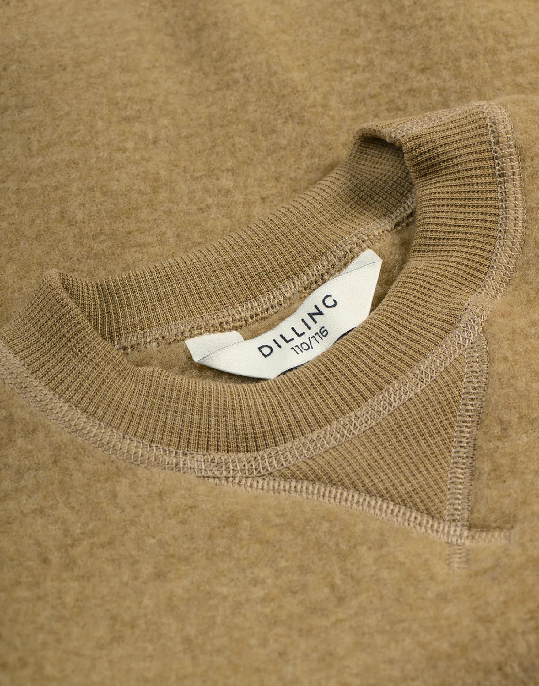 Sweatshirt i merinouldfleece til børn