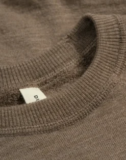Sweatshirt i merinouldfrotté til baby