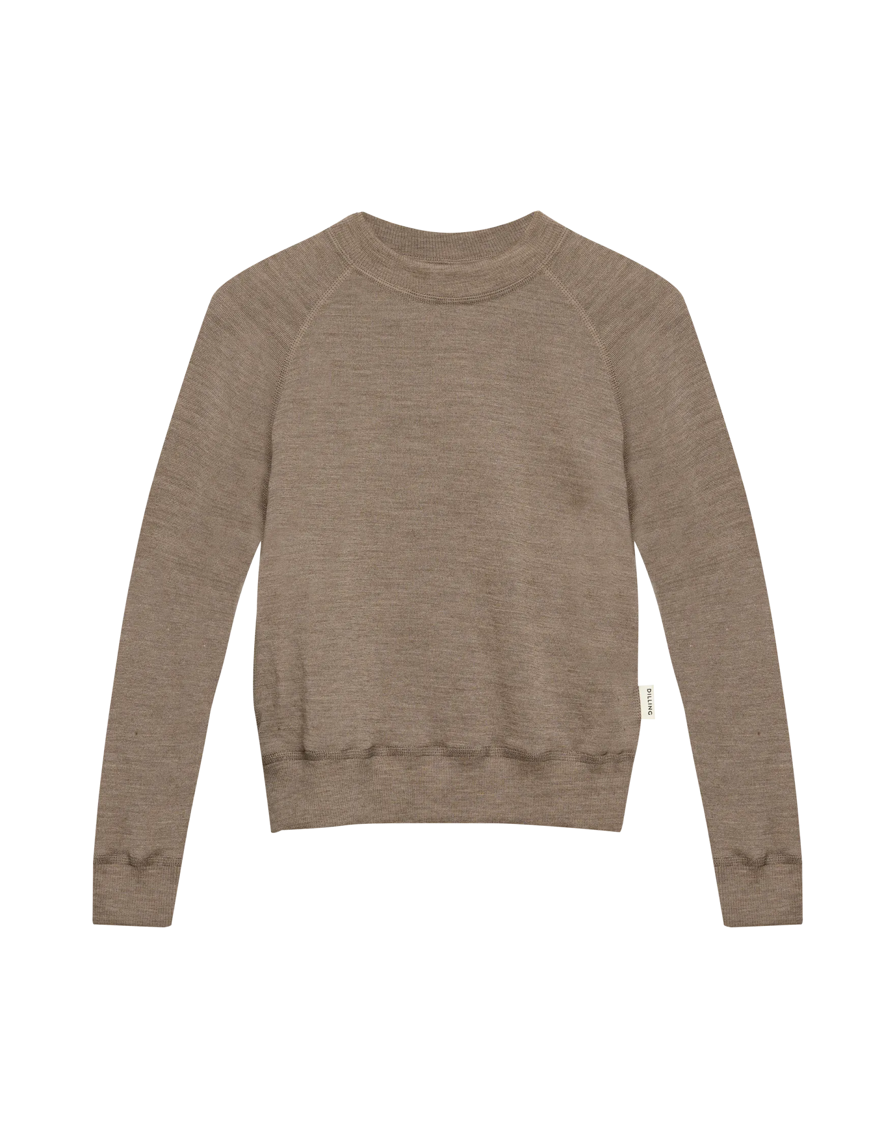 Sweatshirt i merinouldfrotté til børn