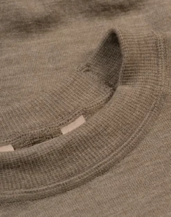 Sweatshirt i merinouldfrotté til børn