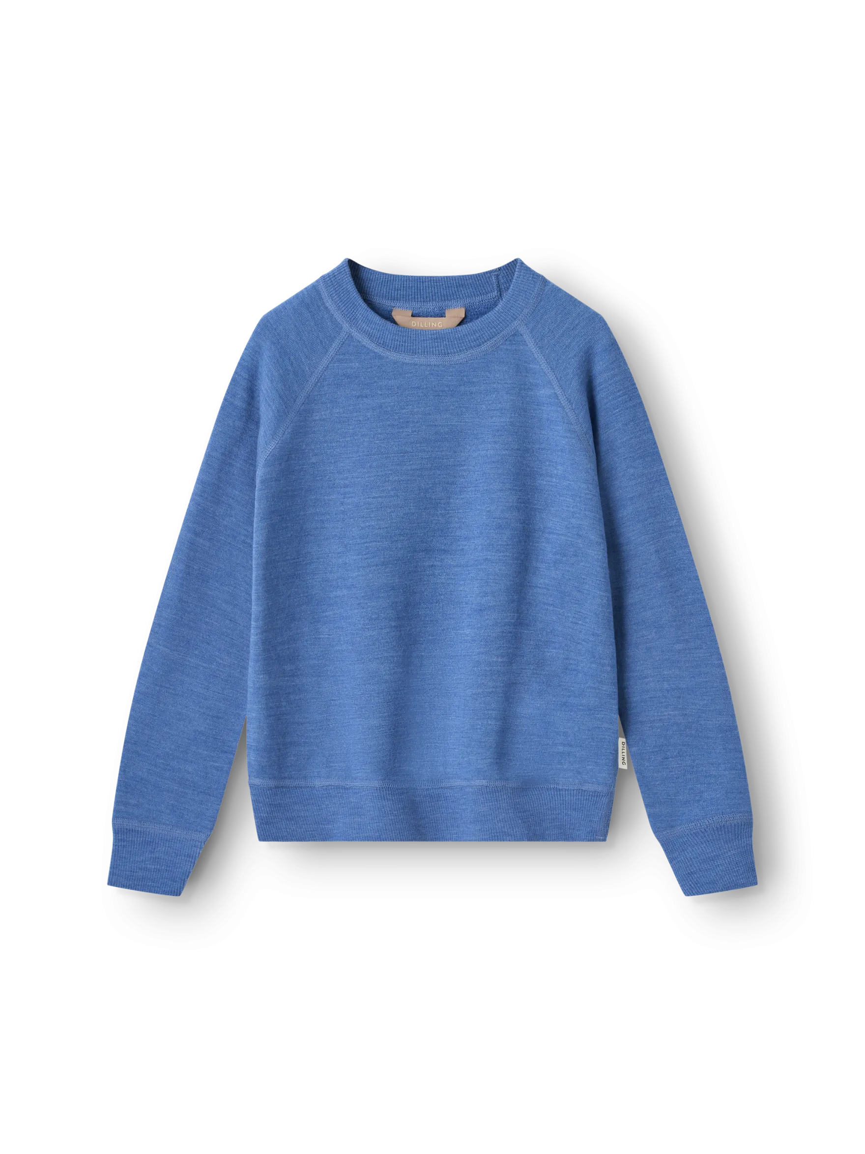 Sweatshirt i merinouldfrotté til børn