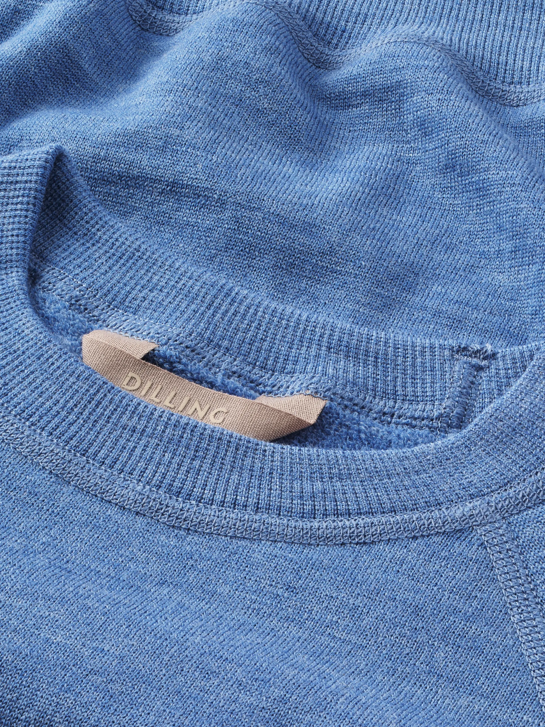 Sweatshirt i merinouldfrotté til børn