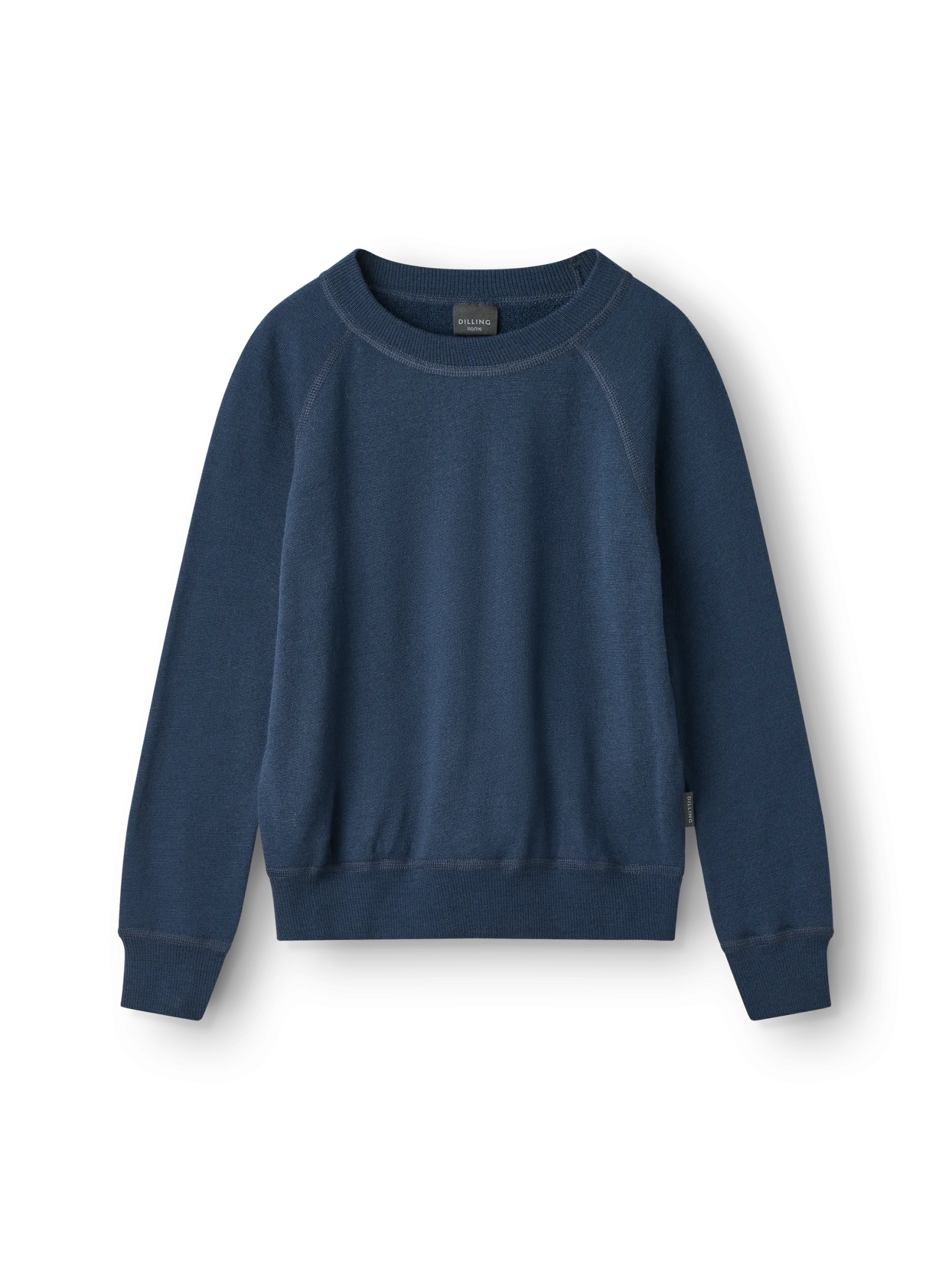 Sweatshirt i merinouldfrotté til børn