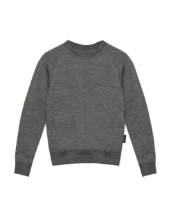 Sweatshirt i merinouldfrotté til børn
