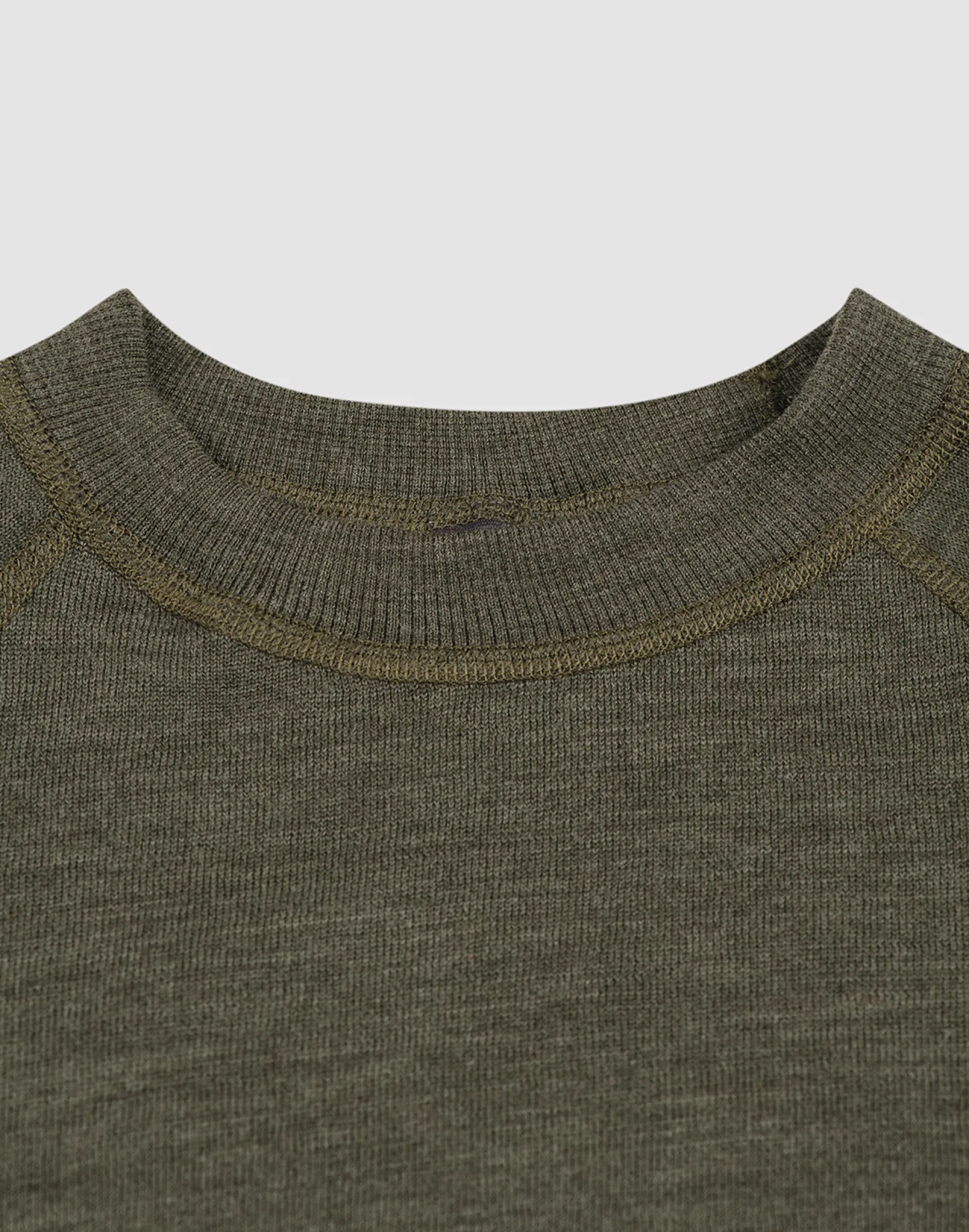 Sweatshirt i merinouldfrotté til børn
