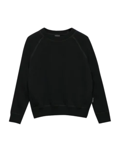 Sweatshirt i merinouldfrotté til børn