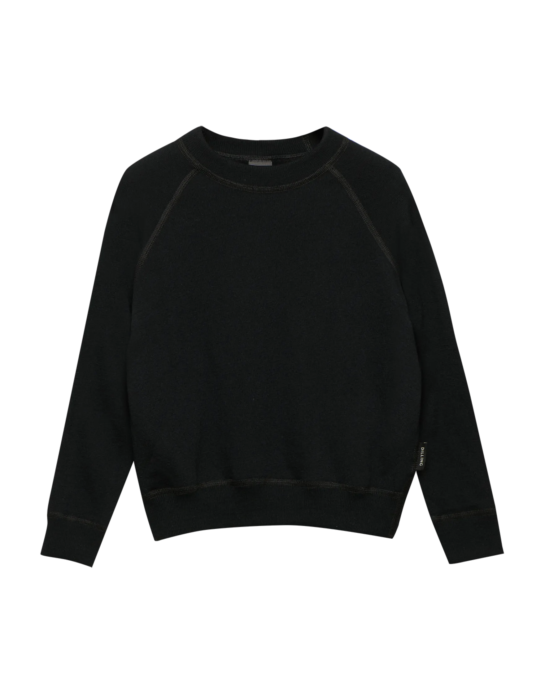 Sweatshirt i merinouldfrotté til børn