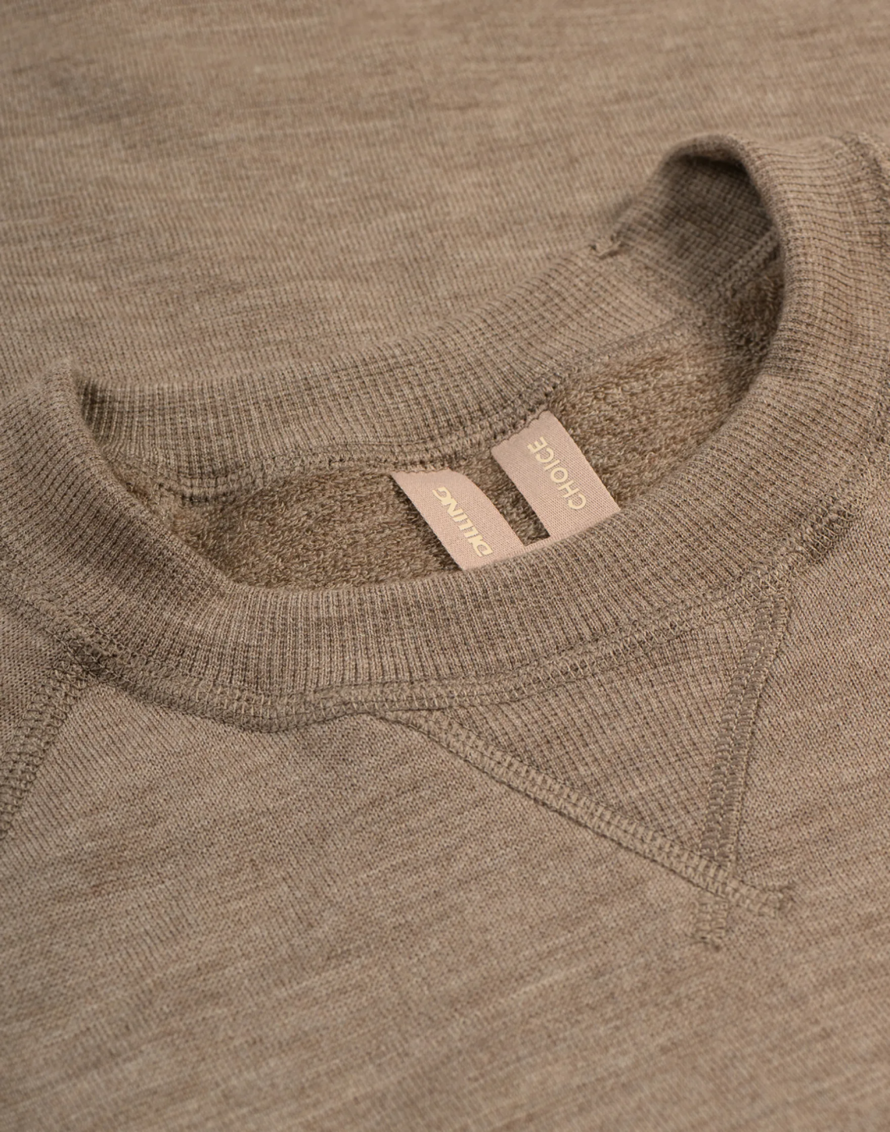Sweatshirt i merinouldfrotté til kvinder