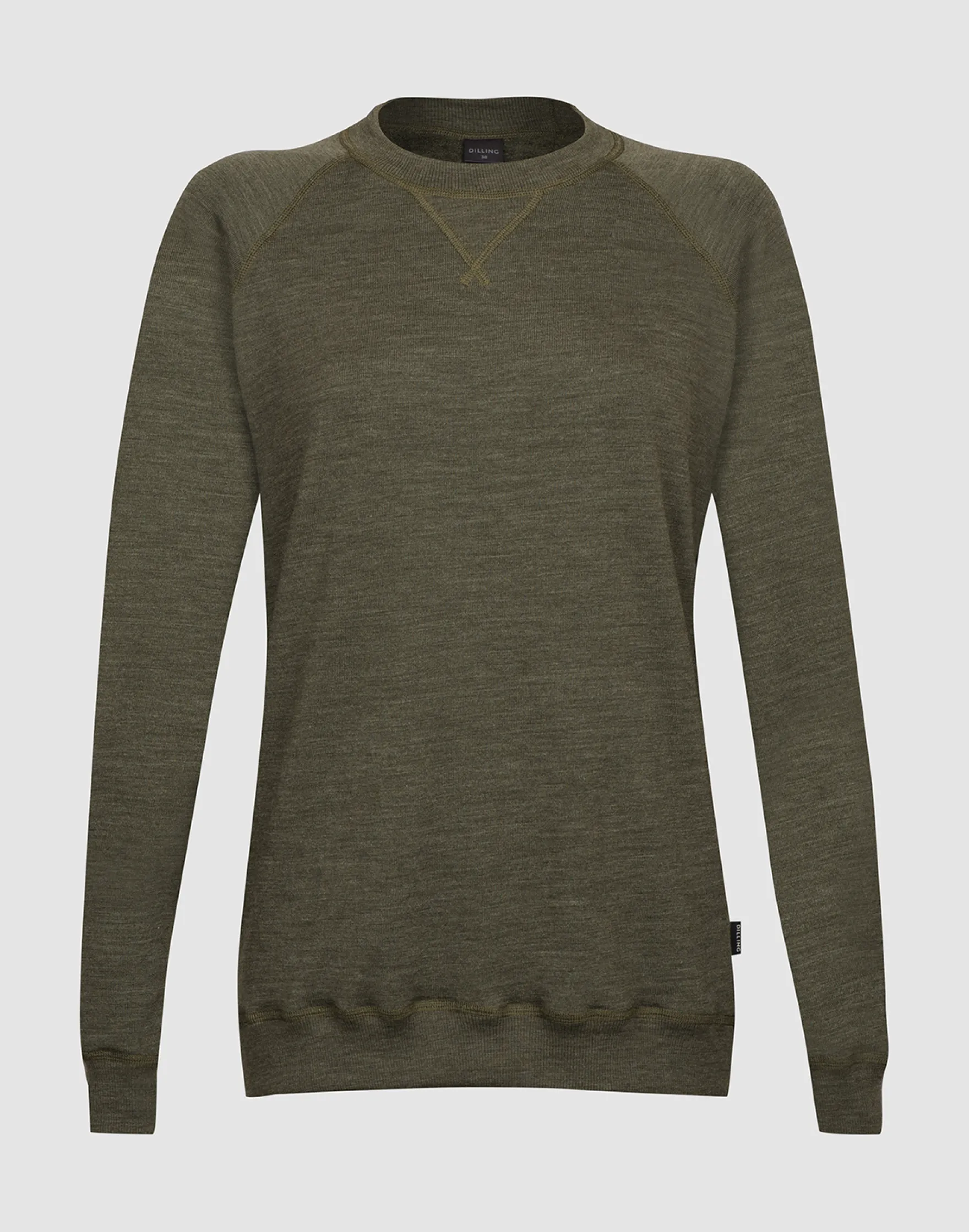 Sweatshirt i merinouldfrotté til kvinder