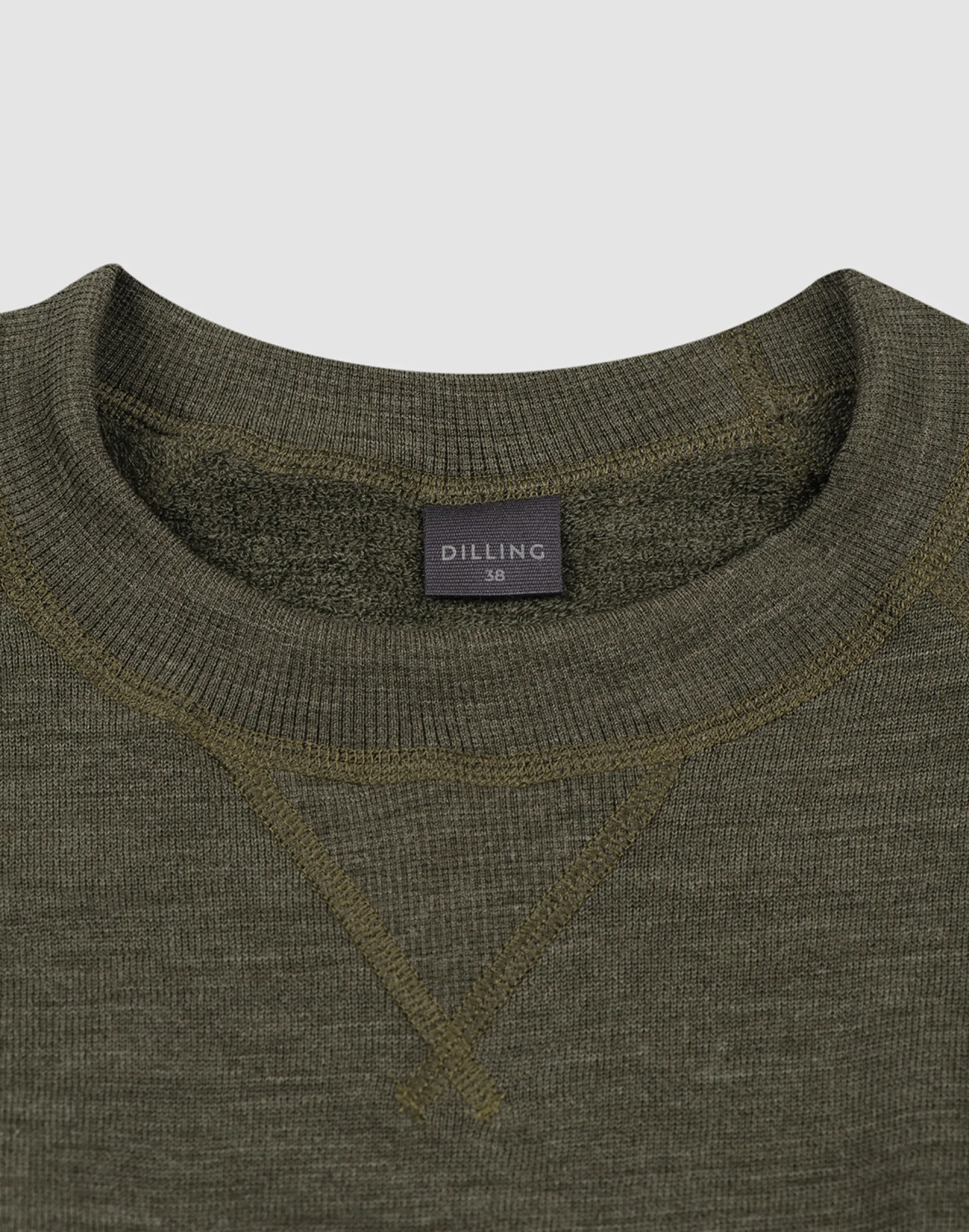 Sweatshirt i merinouldfrotté til kvinder
