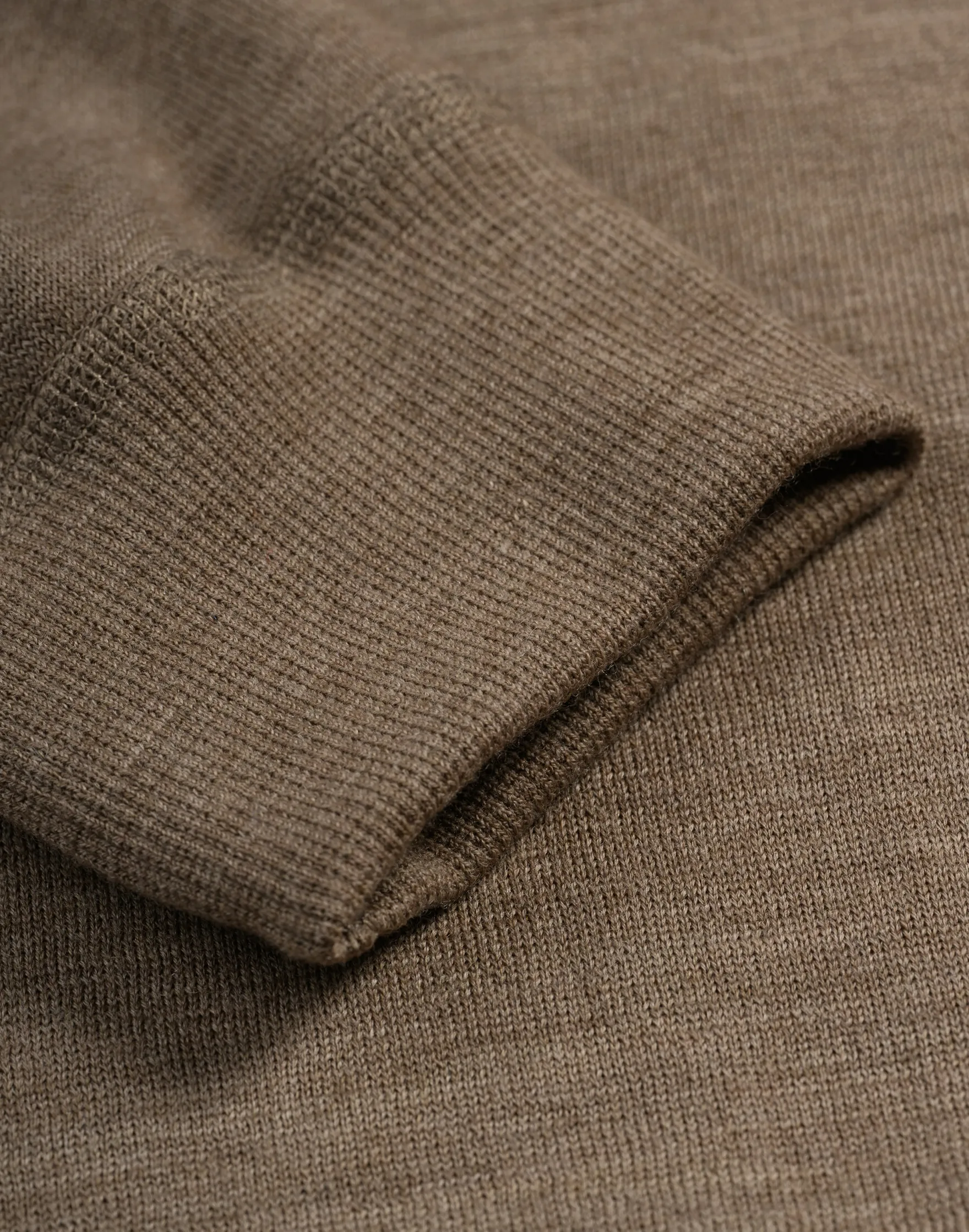 Sweatshirt i merinouldfrotté til mænd