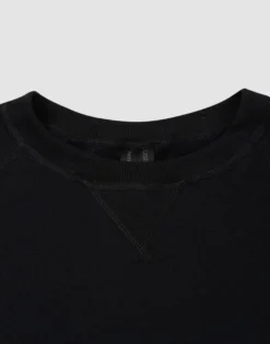 Sweatshirt i merinouldfrotté til mænd