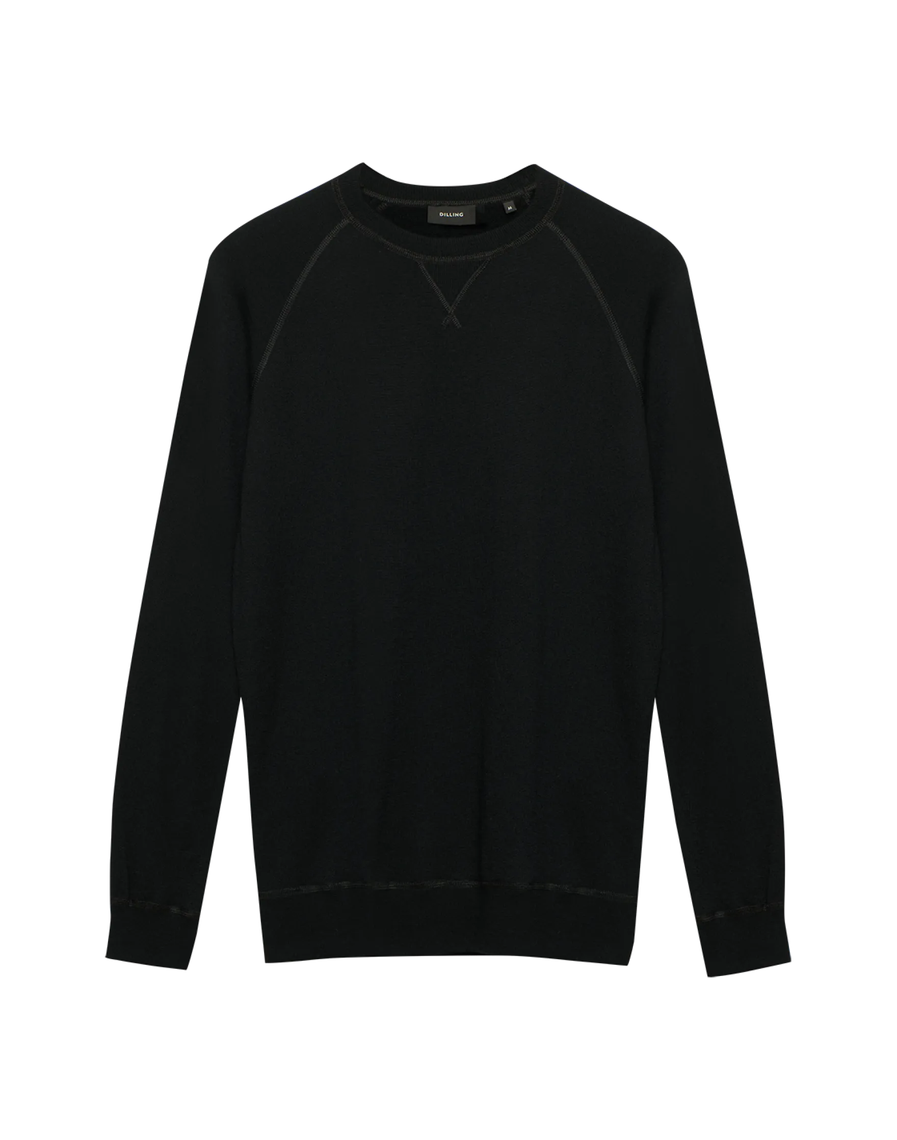 Sweatshirt i merinouldfrotté til mænd
