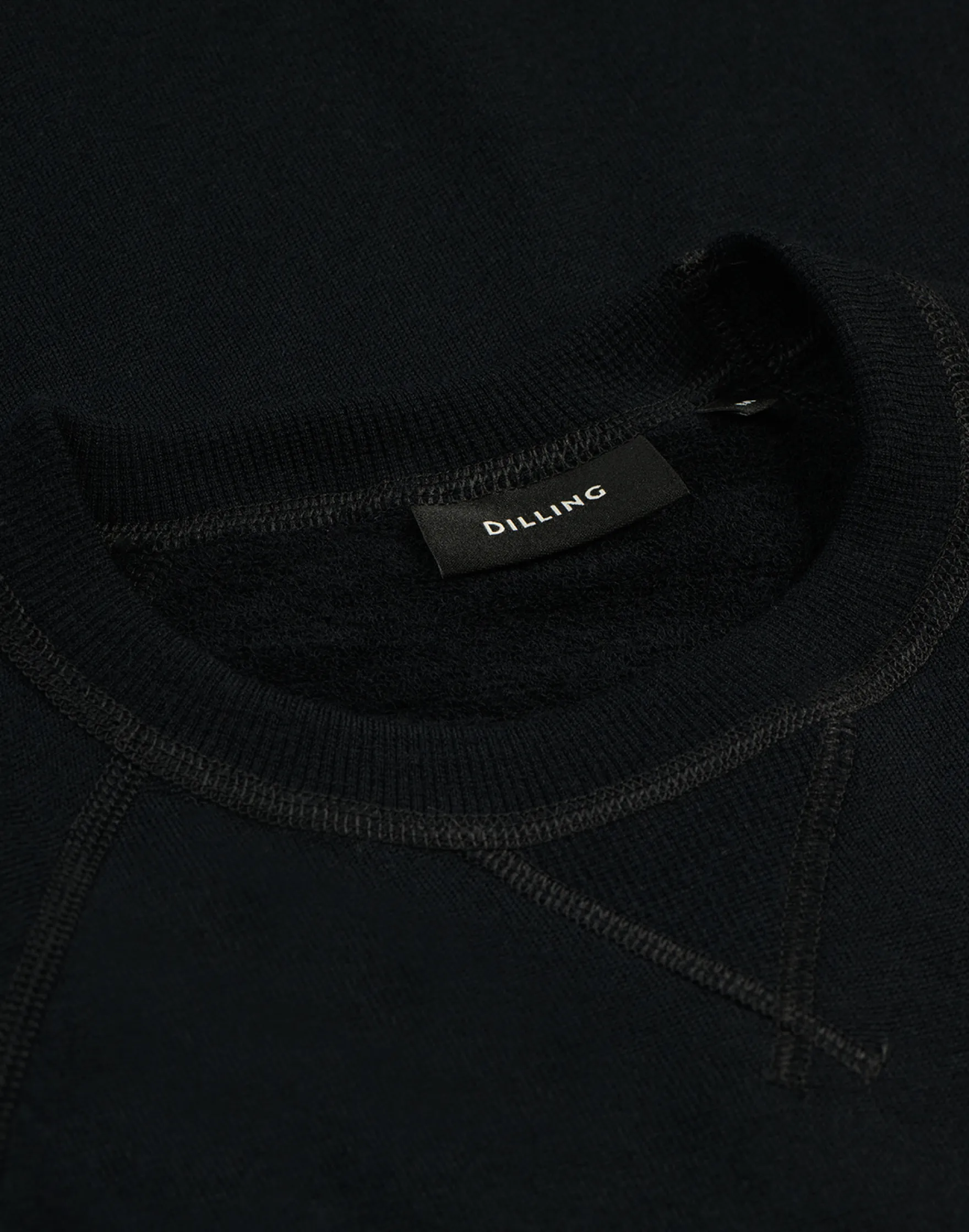 Sweatshirt i merinouldfrotté til mænd