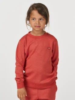 Sweatshirt i merinould til børn