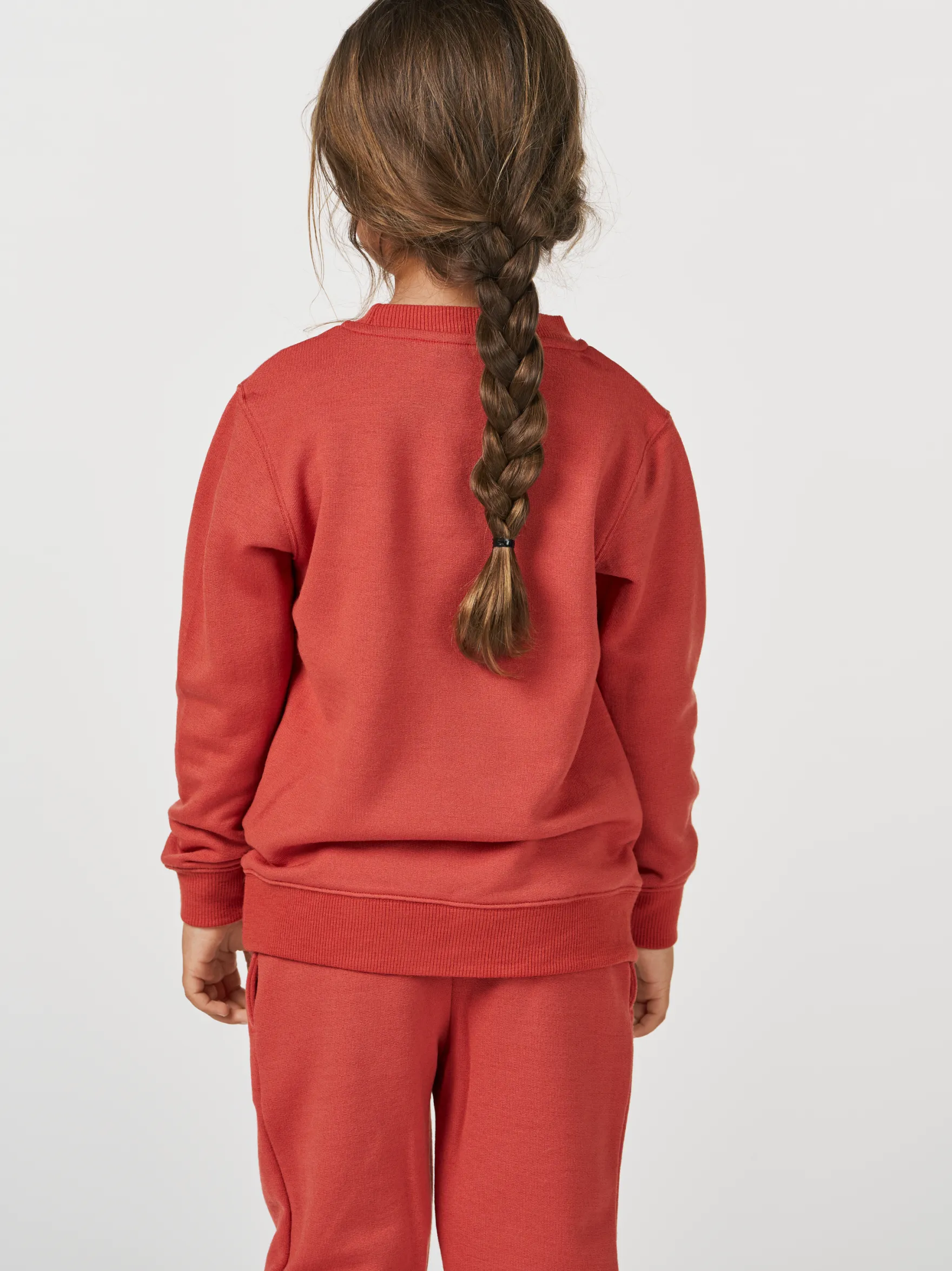 Sweatshirt i merinould til børn