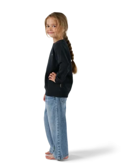 Sweatshirt i merinould til børn