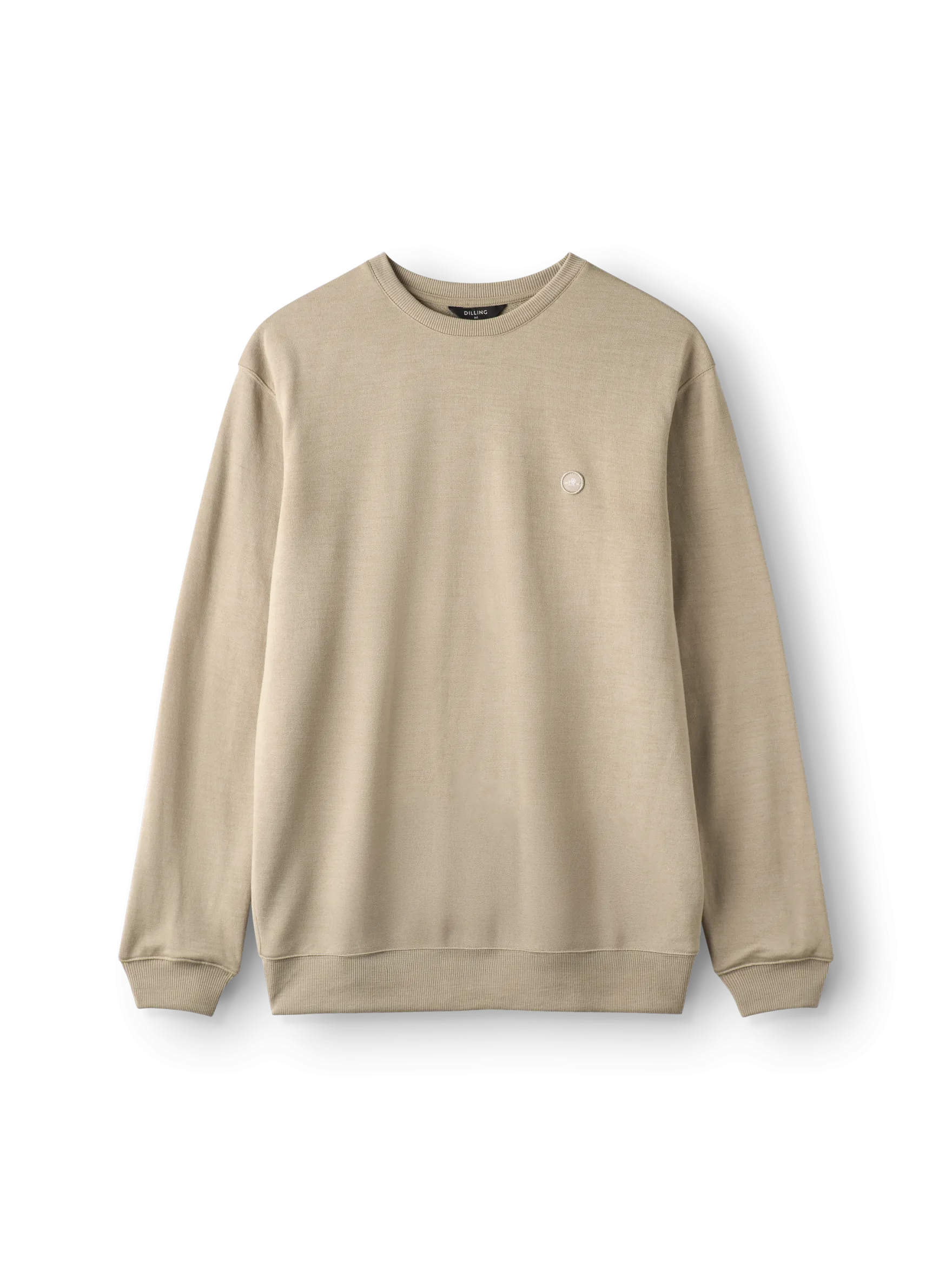 Sweatshirt i merinould til mænd