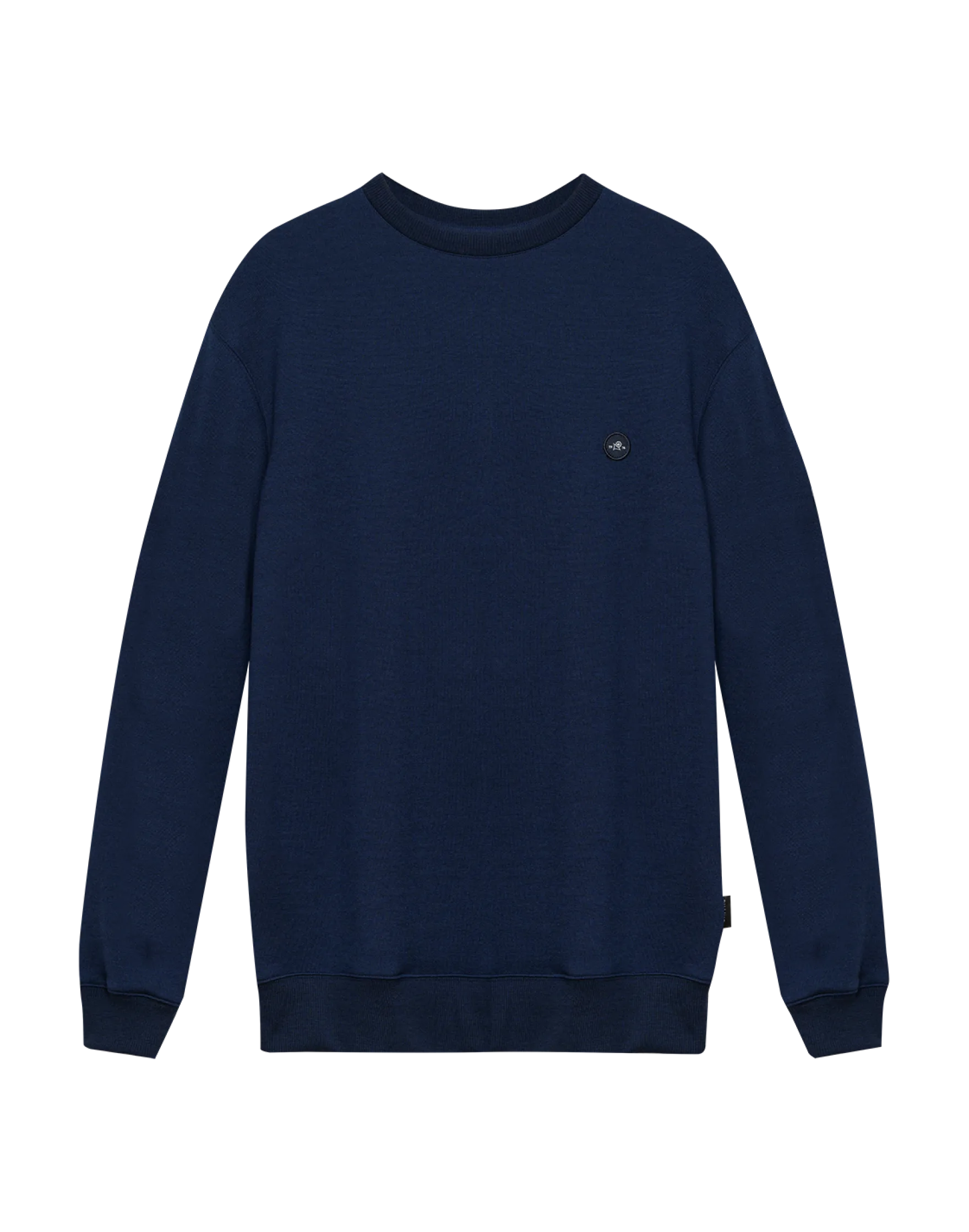 Sweatshirt i merinould til mænd