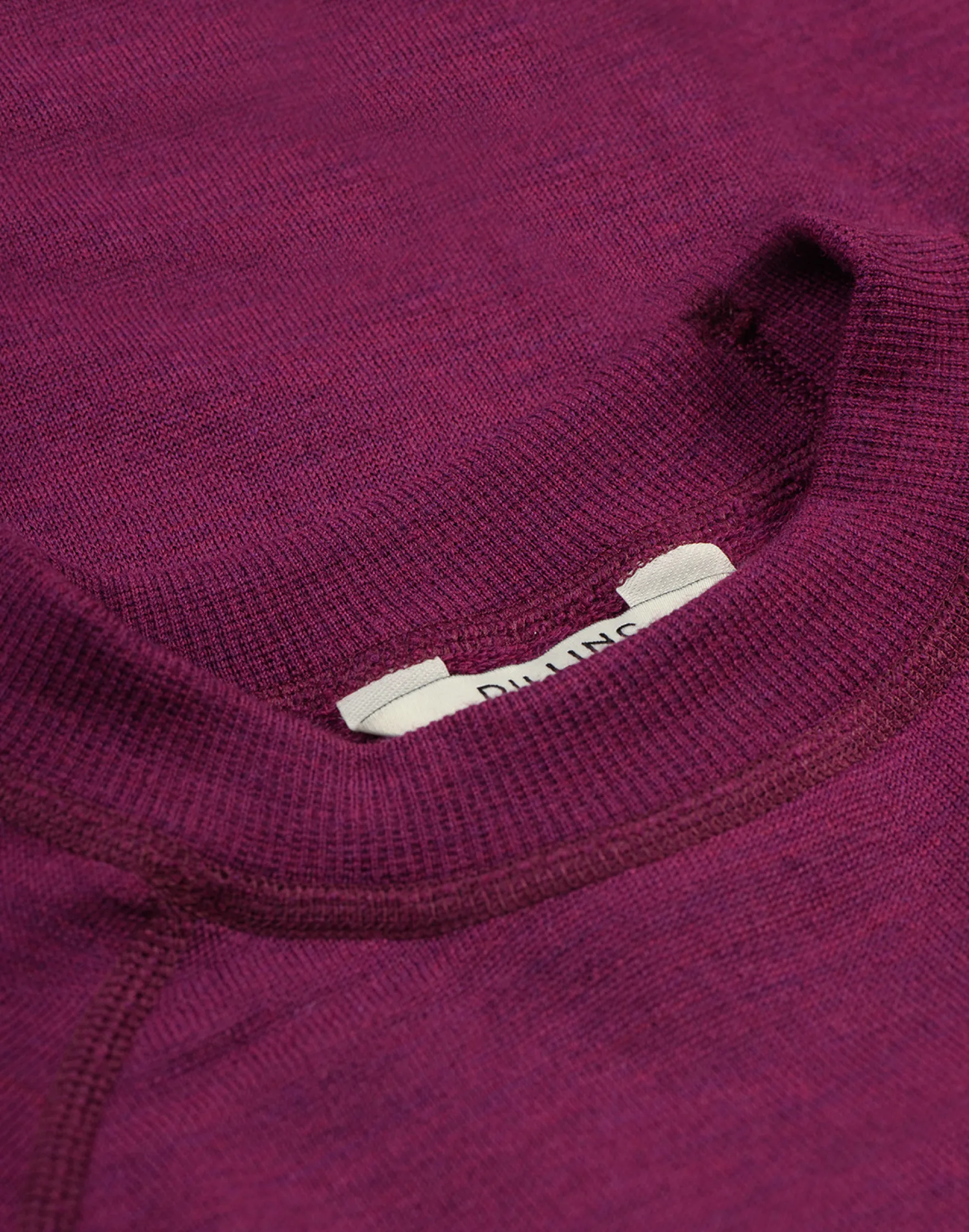 Sweatshirt med vide ærmer i merinouldfrotté til børn