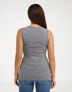 Tank top i merinould til kvinder