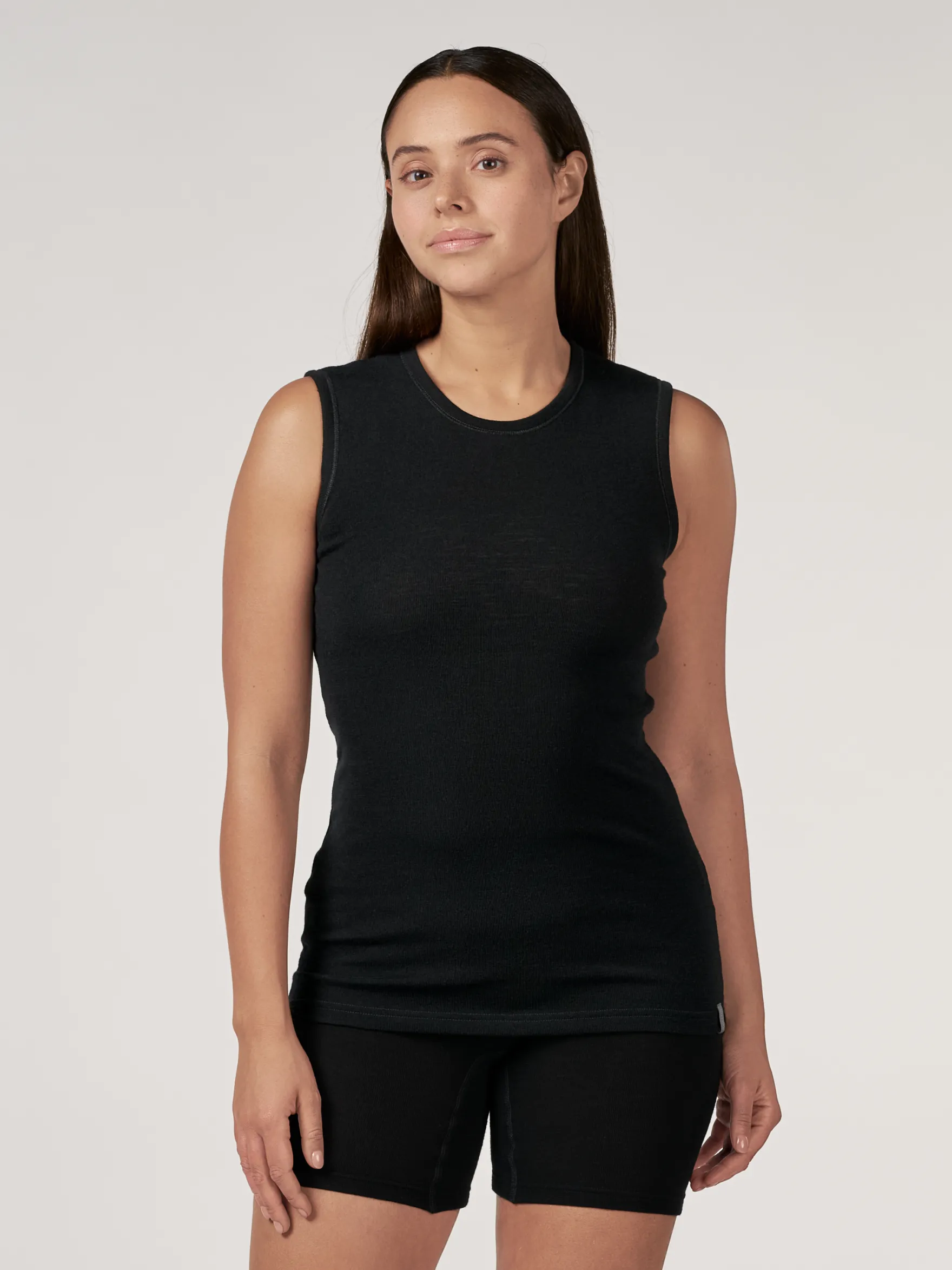 Tank top i merinould til kvinder