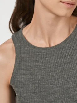 Tanktop i merinould til kvinder