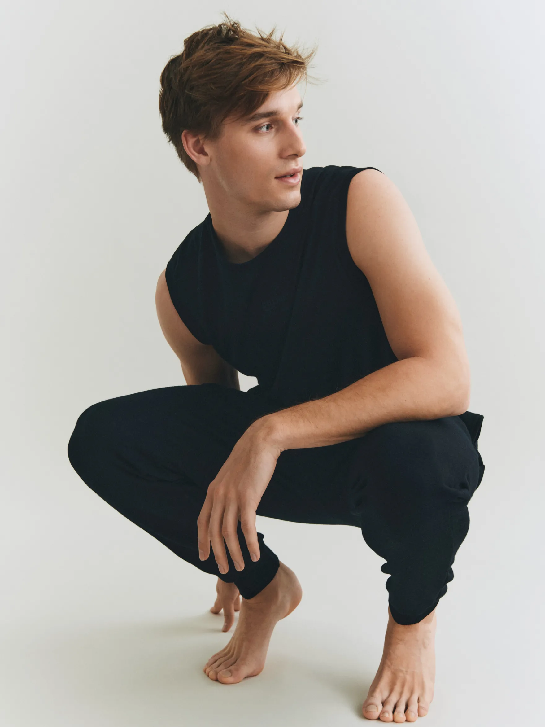 tank top i merinould til mænd