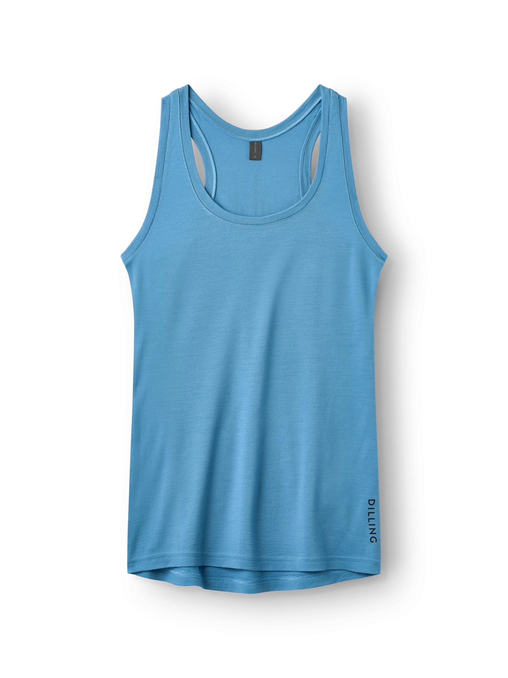 Tank top med bryderryg i merinould til kvinder