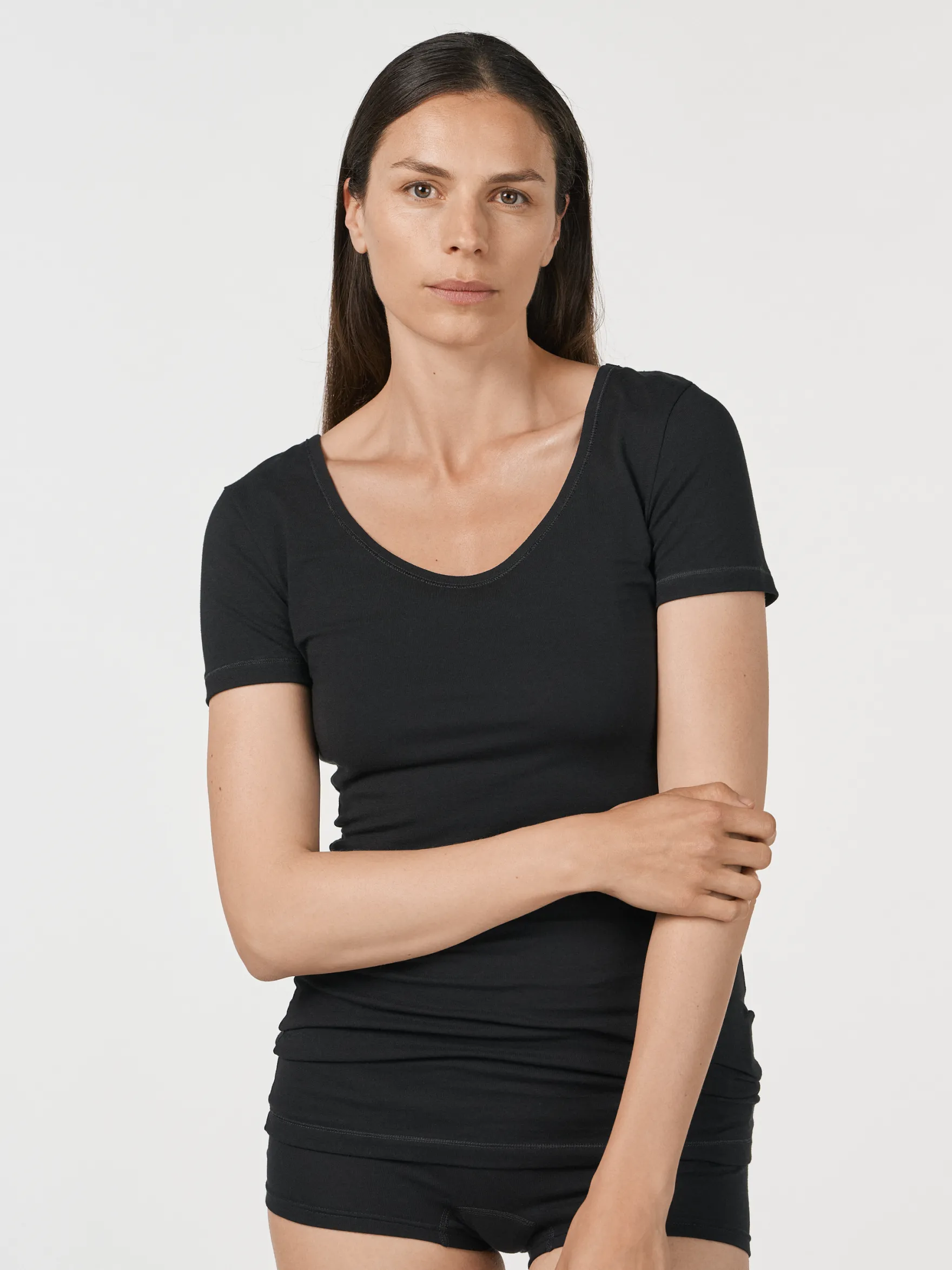 T-shirt I bomuld til kvinder