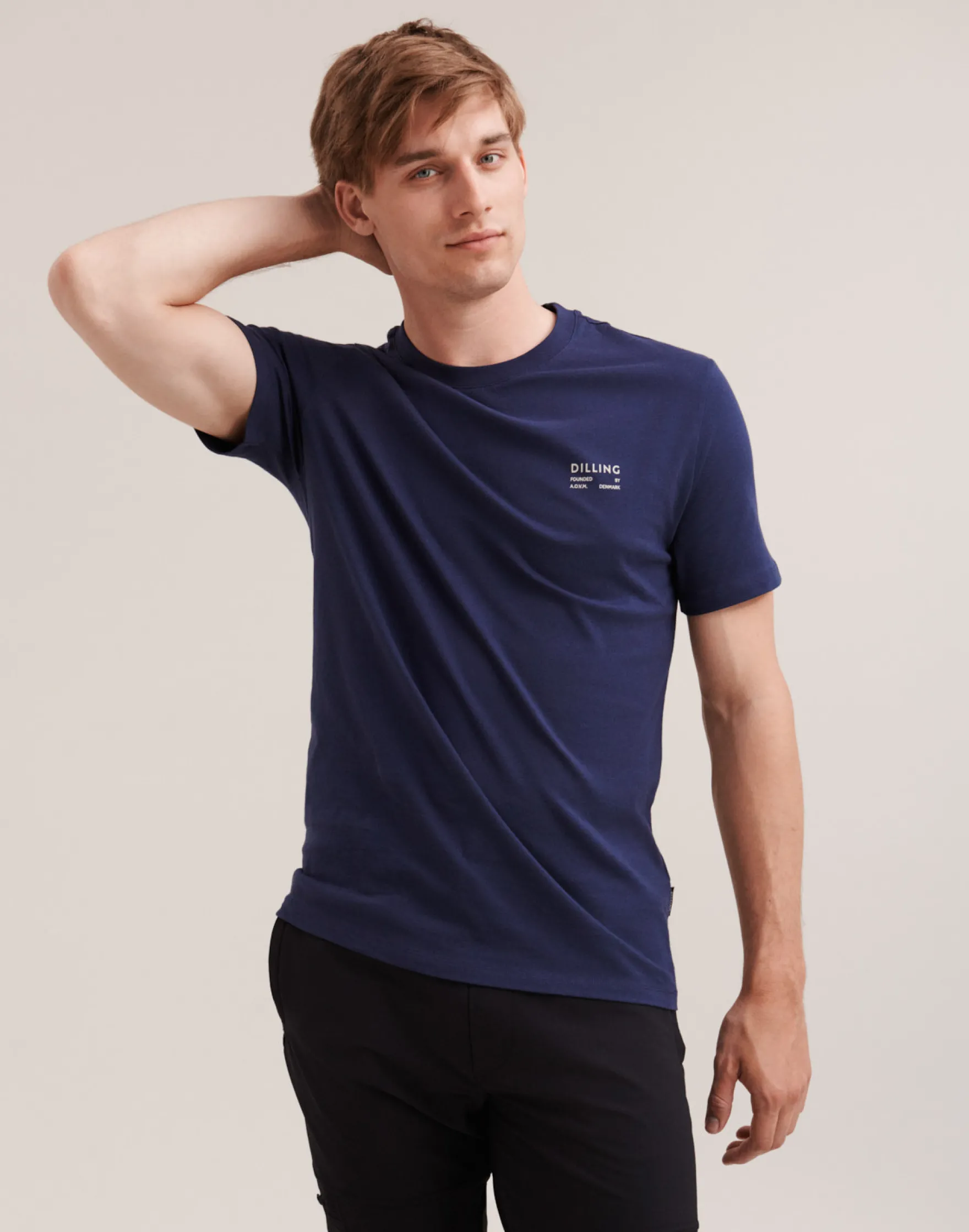 T-shirt i bomuld til mænd